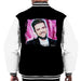 Sidney Maurer Original Portrait Of Justin Timberlake Smile Mens Varsity Jacket - Mens Varsity Jacket