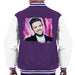 Sidney Maurer Original Portrait Of Justin Timberlake Smile Mens Varsity Jacket - Mens Varsity Jacket