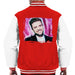 Sidney Maurer Original Portrait Of Justin Timberlake Smile Mens Varsity Jacket - Mens Varsity Jacket