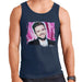 Sidney Maurer Original Portrait Of Justin Timberlake Smile Mens Vest - Mens Vest