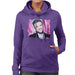 Sidney Maurer Original Portrait Of Justin Timberlake Smile Womens Hooded Sweatshirt - Womens Hooded Sweatshirt