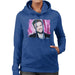 Sidney Maurer Original Portrait Of Justin Timberlake Smile Womens Hooded Sweatshirt - Womens Hooded Sweatshirt