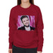 Sidney Maurer Original Portrait Of Justin Timberlake Smile Womens Sweatshirt - Womens Sweatshirt