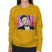 Sidney Maurer Original Portrait Of Justin Timberlake Smile Womens Sweatshirt - Womens Sweatshirt