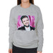 Sidney Maurer Original Portrait Of Justin Timberlake Smile Womens Sweatshirt - Womens Sweatshirt