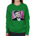 Sidney Maurer Original Portrait Of Justin Timberlake Smile Womens Sweatshirt - Womens Sweatshirt