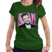Sidney Maurer Original Portrait Of Justin Timberlake Smile Womens T-Shirt - Womens T-Shirt