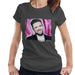 Sidney Maurer Original Portrait Of Justin Timberlake Smile Womens T-Shirt - Womens T-Shirt