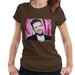 Sidney Maurer Original Portrait Of Justin Timberlake Smile Womens T-Shirt - Womens T-Shirt