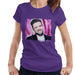 Sidney Maurer Original Portrait Of Justin Timberlake Smile Womens T-Shirt - Womens T-Shirt