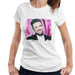 Sidney Maurer Original Portrait Of Justin Timberlake Smile Womens T-Shirt - Womens T-Shirt