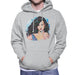 Sidney Maurer Original Portrait Of Katy Perry Long Hair Mens Hooded Sweatshirt - Mens Hooded Sweatshirt