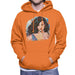 Sidney Maurer Original Portrait Of Katy Perry Long Hair Mens Hooded Sweatshirt - Mens Hooded Sweatshirt