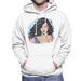 Sidney Maurer Original Portrait Of Katy Perry Long Hair Mens Hooded Sweatshirt - Mens Hooded Sweatshirt