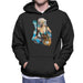 Sidney Maurer Original Portrait Of Lady Gaga Sea Shell Bikini Mens Hooded Sweatshirt - Mens Hooded Sweatshirt