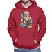 Sidney Maurer Original Portrait Of Lady Gaga Sea Shell Bikini Mens Hooded Sweatshirt - Mens Hooded Sweatshirt