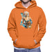 Sidney Maurer Original Portrait Of Lady Gaga Sea Shell Bikini Mens Hooded Sweatshirt - Mens Hooded Sweatshirt