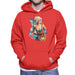 Sidney Maurer Original Portrait Of Lady Gaga Sea Shell Bikini Mens Hooded Sweatshirt - Mens Hooded Sweatshirt