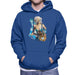 Sidney Maurer Original Portrait Of Lady Gaga Sea Shell Bikini Mens Hooded Sweatshirt - Mens Hooded Sweatshirt