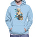 Sidney Maurer Original Portrait Of Lady Gaga Sea Shell Bikini Mens Hooded Sweatshirt - Mens Hooded Sweatshirt