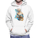 Sidney Maurer Original Portrait Of Lady Gaga Sea Shell Bikini Mens Hooded Sweatshirt - Mens Hooded Sweatshirt