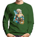 Sidney Maurer Original Portrait Of Lady Gaga Sea Shell Bikini Mens Sweatshirt - Mens Sweatshirt