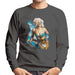 Sidney Maurer Original Portrait Of Lady Gaga Sea Shell Bikini Mens Sweatshirt - Mens Sweatshirt