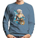 Sidney Maurer Original Portrait Of Lady Gaga Sea Shell Bikini Mens Sweatshirt - Mens Sweatshirt