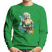 Sidney Maurer Original Portrait Of Lady Gaga Sea Shell Bikini Mens Sweatshirt - Mens Sweatshirt