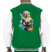 Sidney Maurer Original Portrait Of Lady Gaga Sea Shell Bikini Mens Varsity Jacket - Mens Varsity Jacket