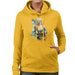 Sidney Maurer Original Portrait Of Lady Gaga Sea Shell Bikini Womens Hooded Sweatshirt - Womens Hooded Sweatshirt