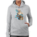 Sidney Maurer Original Portrait Of Lady Gaga Sea Shell Bikini Womens Hooded Sweatshirt - Womens Hooded Sweatshirt