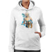 Sidney Maurer Original Portrait Of Lady Gaga Sea Shell Bikini Womens Hooded Sweatshirt - Womens Hooded Sweatshirt