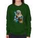 Sidney Maurer Original Portrait Of Lady Gaga Sea Shell Bikini Womens Sweatshirt - Womens Sweatshirt