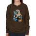 Sidney Maurer Original Portrait Of Lady Gaga Sea Shell Bikini Womens Sweatshirt - Womens Sweatshirt