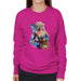 Sidney Maurer Original Portrait Of Lady Gaga Sea Shell Bikini Womens Sweatshirt - Womens Sweatshirt
