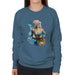 Sidney Maurer Original Portrait Of Lady Gaga Sea Shell Bikini Womens Sweatshirt - Womens Sweatshirt