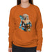 Sidney Maurer Original Portrait Of Lady Gaga Sea Shell Bikini Womens Sweatshirt - Womens Sweatshirt