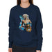 Sidney Maurer Original Portrait Of Lady Gaga Sea Shell Bikini Womens Sweatshirt - Womens Sweatshirt