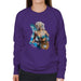 Sidney Maurer Original Portrait Of Lady Gaga Sea Shell Bikini Womens Sweatshirt - Womens Sweatshirt