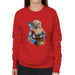 Sidney Maurer Original Portrait Of Lady Gaga Sea Shell Bikini Womens Sweatshirt - Womens Sweatshirt