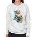 Sidney Maurer Original Portrait Of Lady Gaga Sea Shell Bikini Womens Sweatshirt - Womens Sweatshirt