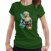 Sidney Maurer Original Portrait Of Lady Gaga Sea Shell Bikini Womens T-Shirt - Womens T-Shirt