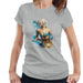 Sidney Maurer Original Portrait Of Lady Gaga Sea Shell Bikini Womens T-Shirt - Womens T-Shirt