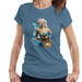 Sidney Maurer Original Portrait Of Lady Gaga Sea Shell Bikini Womens T-Shirt - Womens T-Shirt
