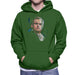 Sidney Maurer Original Portrait Of Leonardo DiCaprio Stare Mens Hooded Sweatshirt - Mens Hooded Sweatshirt