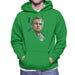 Sidney Maurer Original Portrait Of Leonardo DiCaprio Stare Mens Hooded Sweatshirt - Mens Hooded Sweatshirt