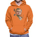 Sidney Maurer Original Portrait Of Leonardo DiCaprio Stare Mens Hooded Sweatshirt - Mens Hooded Sweatshirt