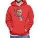 Sidney Maurer Original Portrait Of Leonardo DiCaprio Stare Mens Hooded Sweatshirt - Mens Hooded Sweatshirt