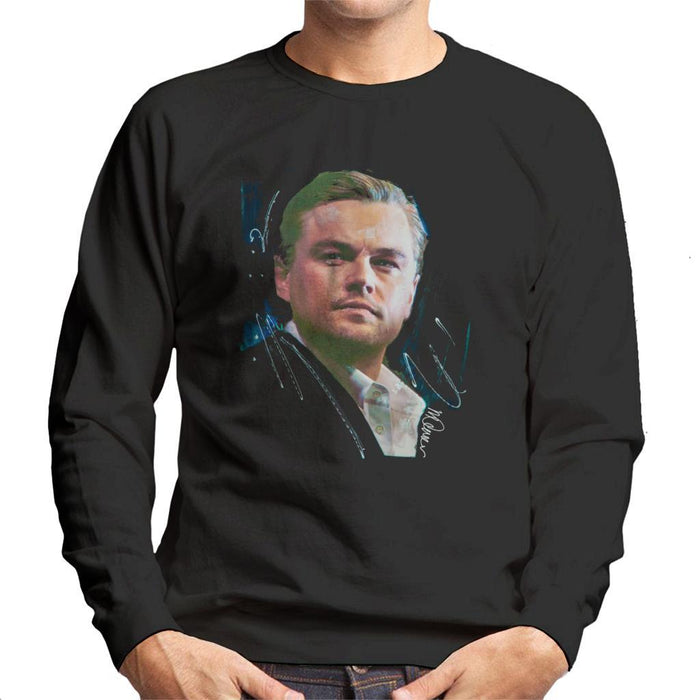 Sidney Maurer Original Portrait Of Leonardo DiCaprio Stare Mens Sweatshirt - Mens Sweatshirt